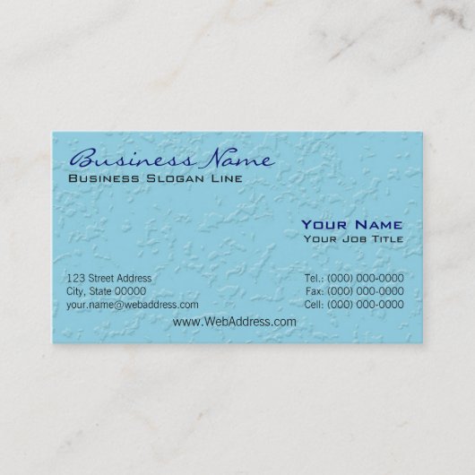 Baugewerbe-Karten Visitenkarte (Vorderseite)