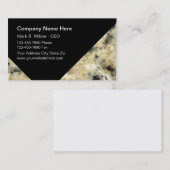 Baugewerbe-Karten Visitenkarte (Vorne/Hinten)