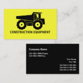 Baugewerbe-Karten Visitenkarte (Vorne/Hinten)