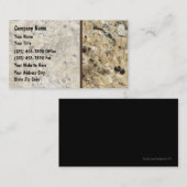 Baugewerbe-Karten Visitenkarte (Vorne/Hinten)