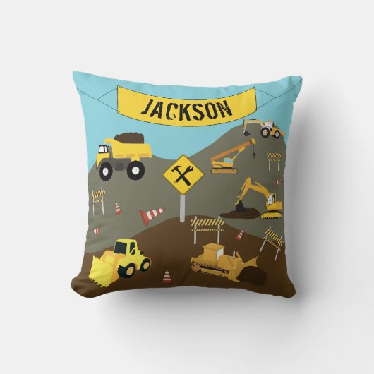 Baugewerbe Kissen (Vorderseite)