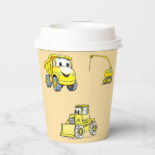 Baugewerbe Pappbecher (Rückseite)