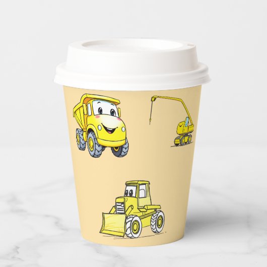 Baugewerbe Pappbecher (Vorderseite)