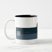 Baugewerbe Zwei-Tone-Kaffee-Tasse Zweifarbige Tasse (Links)