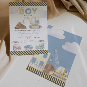 BaugewerbeBaby-Dusche Einladung