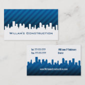 Baugewerbekarte Visitenkarte (Vorne/Hinten)