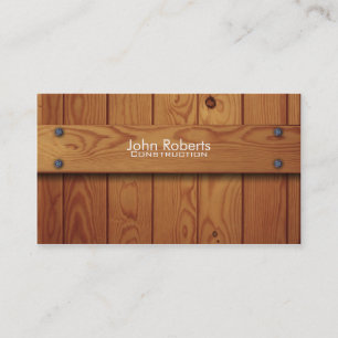 Baugewerbekarte Visitenkarte