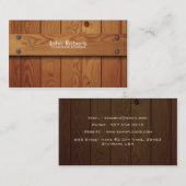 Baugewerbekarte Visitenkarte (Vorne/Hinten)