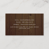 Baugewerbekarte Visitenkarte (Rückseite)