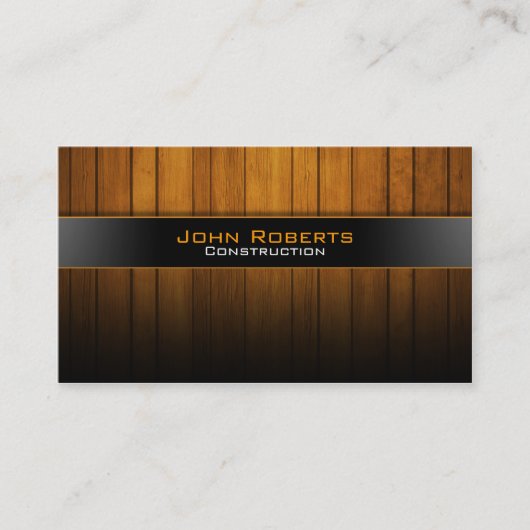 Baugewerbekarte Visitenkarte (Vorderseite)