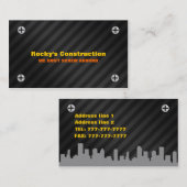 Baugewerbekarte Visitenkarte (Vorne/Hinten)