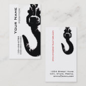 Baugewerbekartenschablone Visitenkarte (Vorne/Hinten)