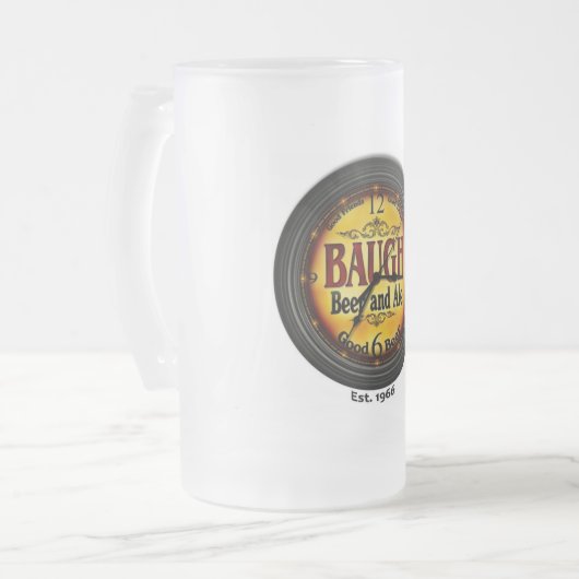 Baugh Mattglas Bierglas (Vorderseite Links)