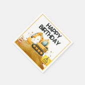 Bauglücklich Geburtstagskucktail Napkin Serviette (Ecke)