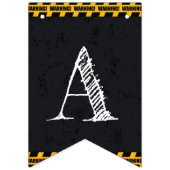 Bauglücklich zum Geburtstag Wimpelkette (Dritte Fahne)