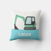 Baugrube Green Kids Room Decke Kissen (Rückseite)