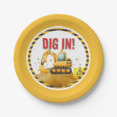 Baugrube in Party Pappteller (Vorderseite)