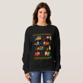 Baugrube Truck Santa Ugly Sweater Ch Sweatshirt (Vorne ganz)