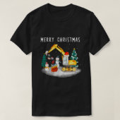 Baugrube Weihnachtsschmuck Funny T T-Shirt (Design vorne)