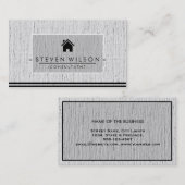 Baugrund Elegante Beruflich Moderne Visitenkarte (Vorne/Hinten)