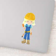 Baugürtel, Blonde Hair, Niedliches Mädchen, Hammer