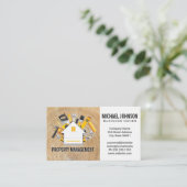 Bauhandwerkzeuge | Zuhause Reparaturen Visitenkarte (Stehend Vorderseite)