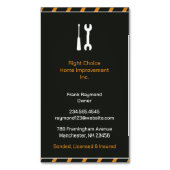 Bauhandyman Magnetische Visitenkarte (Vorderseite Vertikal)