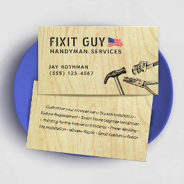 Bauhandyman Tools, Patriotic Visitenkarte