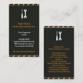 Bauhandyman-Visitenkarte Visitenkarte (Vorne/Hinten)