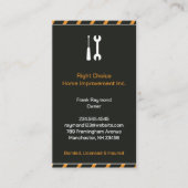 Bauhandyman-Visitenkarte Visitenkarte (Vorderseite)