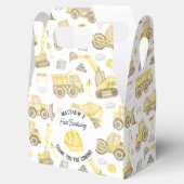 Bauharthut zum ersten Geburtstag Vielen Dank Geschenkschachtel (Geöffnet)