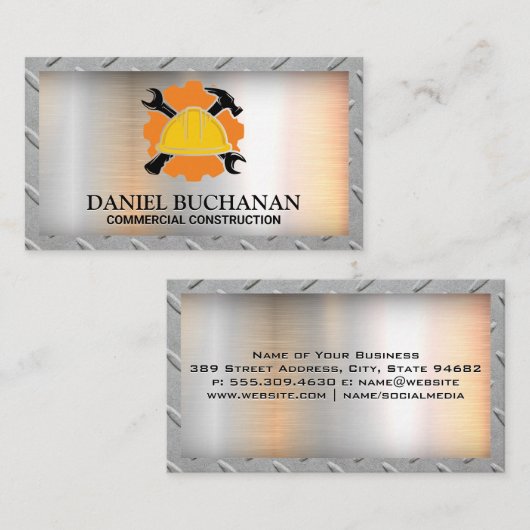 Bauharthutscherhammer Visitenkarte (Vorne/Hinten)