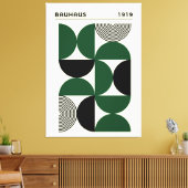 Bauhaus 1919 Geometric Circles Print, home decor Leinwanddruck (Insitu (Wohnzimmer))