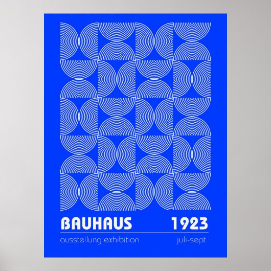 Bauhaus 1923 Abstract Exhibition Poster (Vorne)