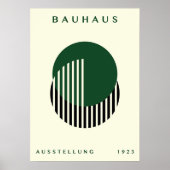 Bauhaus 1923 Geometric Wall Art, Interior design Poster (Vorne)
