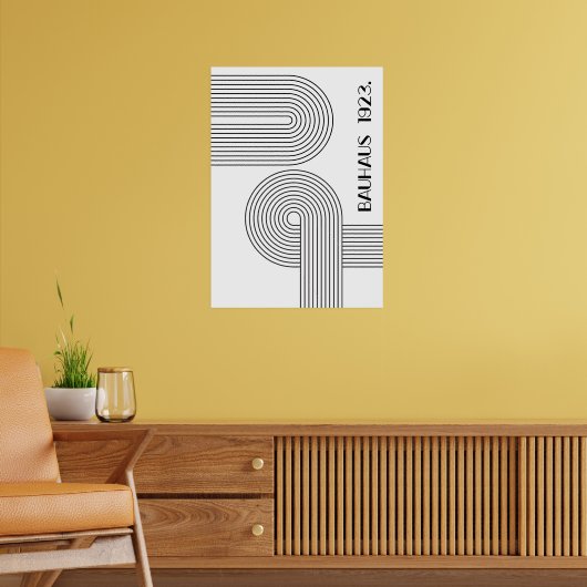 Bauhaus 1923 poster (Wohnzimmer 2)