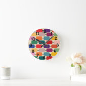 Bauhaus Abacus   Runde Wanduhr (Zuhause)