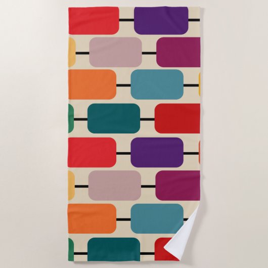 Bauhaus Abacus Strandtuch (Vorderseite)