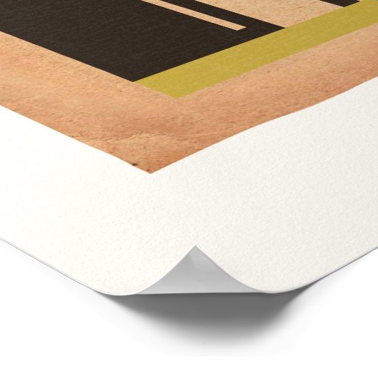 Bauhaus Abstrakt #2 Poster (Ecke)