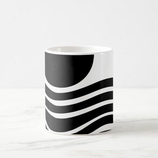 Bauhaus Abstrakt Coffee Tasse (Mittel)