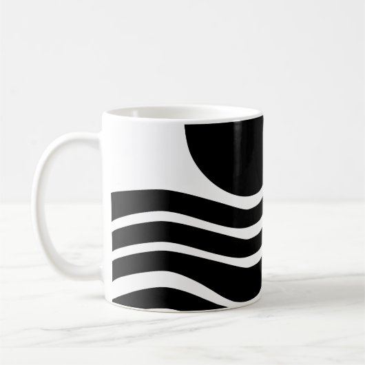 Bauhaus Abstrakt Coffee Tasse (Links)