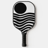 Bauhaus Abstrakt Pickleball Schläger (Vorderseite)