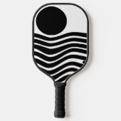 Bauhaus Abstrakt Pickleball Schläger (Rückseite)