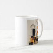 Bauhaus Aquarell abstrakte Tasse (VorderseiteRechts)