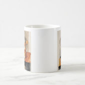 Bauhaus Aquarell abstrakte Tasse (Mittel)