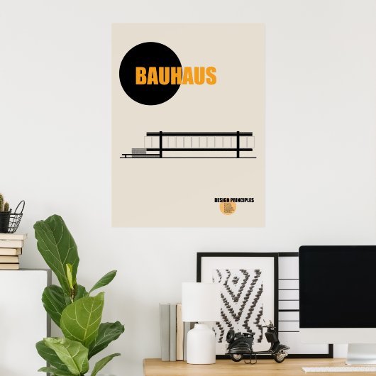 Bauhaus Architecture Poster (Heimbüro)
