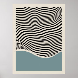 Bauhaus Architektur | Light Blue Poster