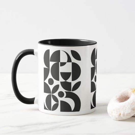 Bauhaus Art 4 Tasse (Mit Donut)
