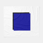 Bauhaus Art Blue Square Fleecedecke (Vorderseite (Horizontal))