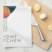 Bauhaus Art in five lines and spheres Geschirrtuch (Viertel Falte)